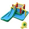 Costway 7in1 Inflatable Water Park Kid Jumping Castle Splash Pool W/blower