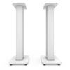 Kanto SX30W 30" Tall Fillable Speaker Stands with Isolation Feet - Pair, White