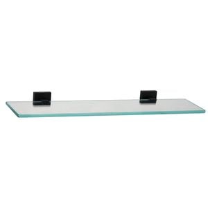 Mondella 500mm Black Rococo Glass Shelf