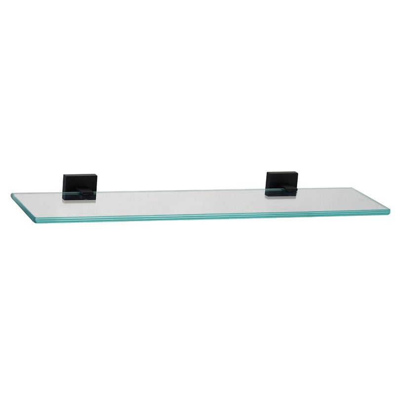 Mondella 500mm Black Rococo Glass Shelf