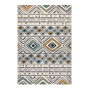 Fab Habitat 160x230cm Multicolored Mendoza Tribal Polypropylene Rug