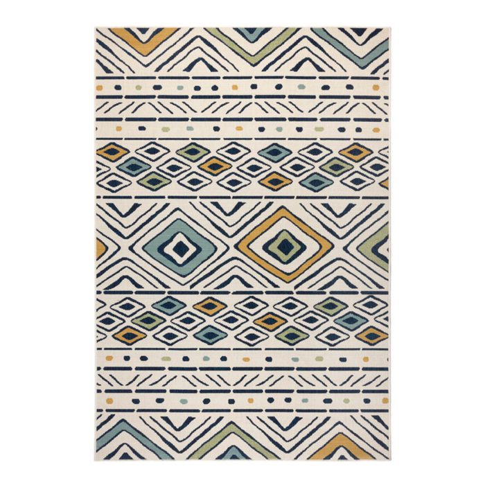 Fab Habitat 160x230cm Multicolored Mendoza Tribal Polypropylene Rug