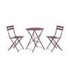 Marquee 3 Piece Bistro Set Merlot