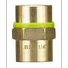 Powerfit Air Tool Accessory 1/4" BSP Female to Female Connector Brass