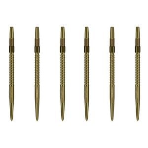 2x 3pc Target Swiss FireDart Point Gold Dart Replacement Spare Tip 40mm