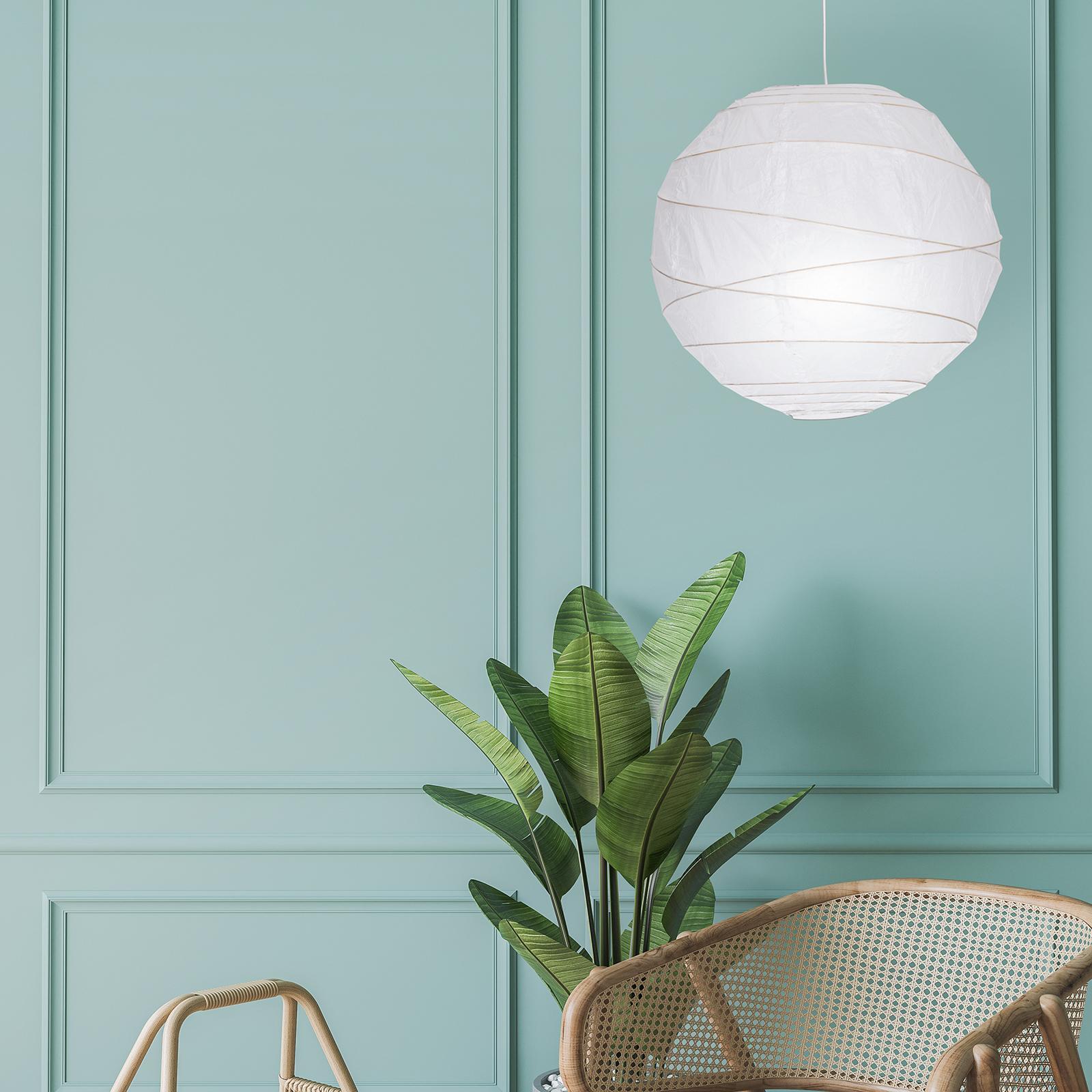 Palla 40cm White Paper Shade Bunnings Australia