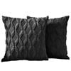 Vikus 2 Pack Decorative Boho Throw Pillow Covers 45 X 45 Cm (black)