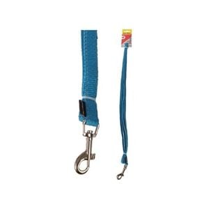 Dog Leash Lead Reflective Nylon - Aqua - 25mm x 150cm (Pet One)
