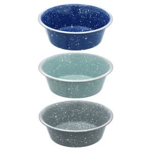 3x Paws & Claws Savoy 800ml/16cm Dog Bowl Stainless Steel  -Assort