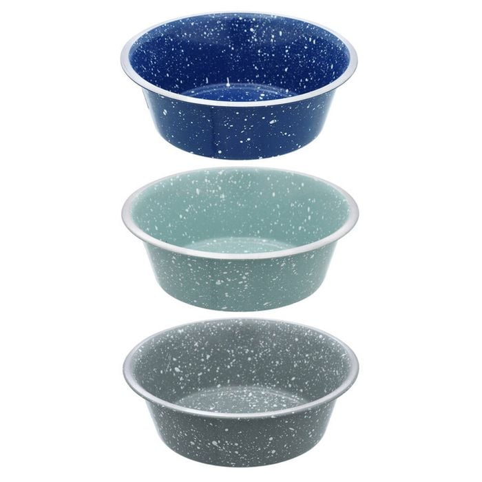 3x Paws & Claws Savoy 800ml/16cm Dog Bowl Stainless Steel  -Assort