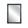Elegant Collections Black Small Mirror – French Provincial