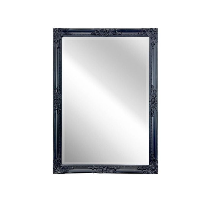 Elegant Collections Black Small Mirror – French Provincial