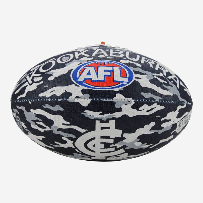 Carlton Blues AFL Size 5 Camo Synthetic Footy Football