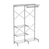 Flexi Storage Home Solutions 1248 x 1870 x 395mm White Double Slot Standing Wardrobe Starter Kit