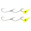 2x 40g TT Lures Bait Trolling Size 6/0 Tarpon Hooks Mackeral Rig - Chartreuse