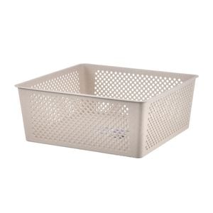 Inabox Large Wheat Straw Basket Sandy Beige 