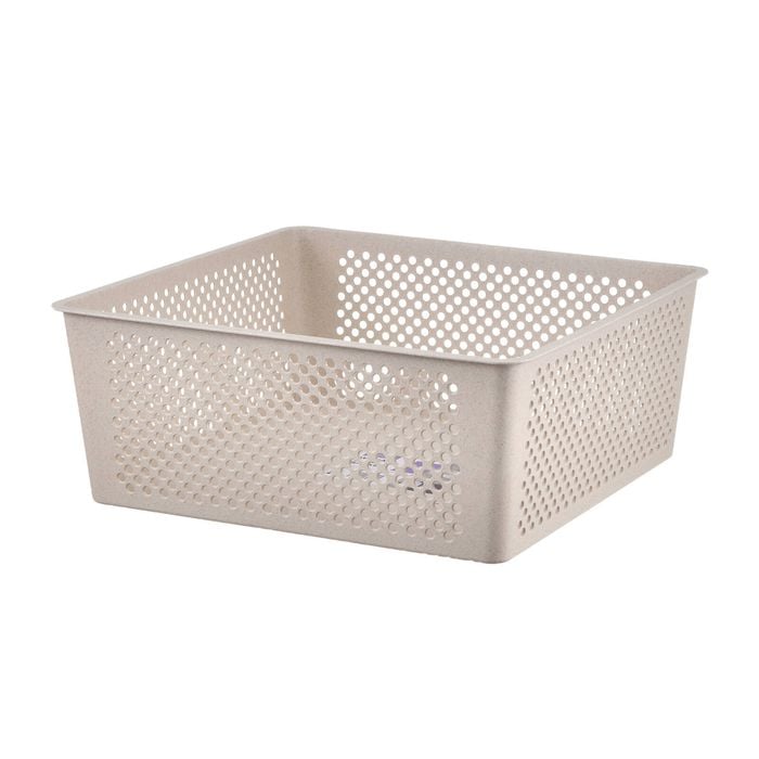 Inabox Large Wheat Straw Basket Sandy Beige 