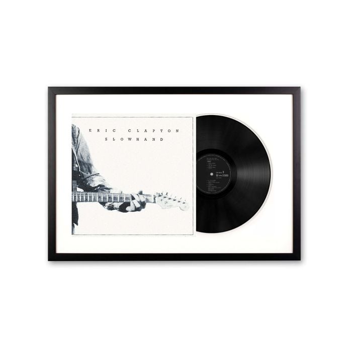 Framed Eric Clapton Slowhand 35th Anniversary Vinyl Album Art