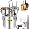 Vevor Water Alcohol Distiller,50L w/Thumper Keg & Water Pump