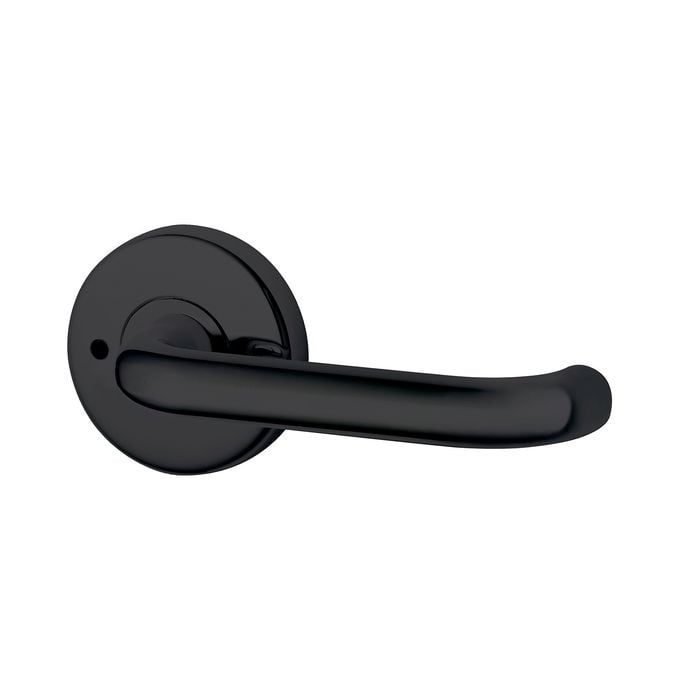 Lockwood Matt Black L37 Privacy Lever