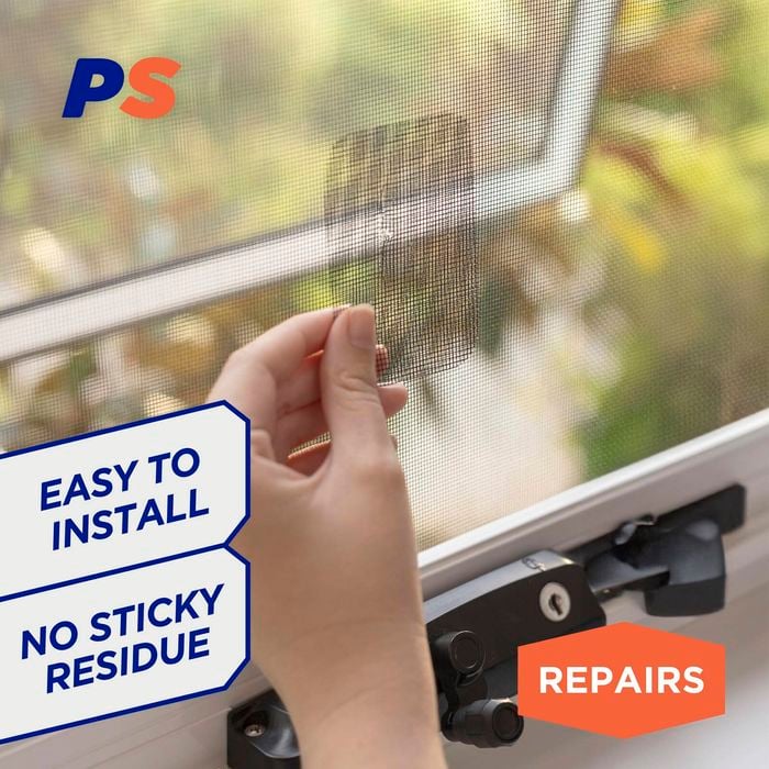 FloraVigo Fly Screen Repair Set, Fly Net, Self-Adhesive Fly Screen