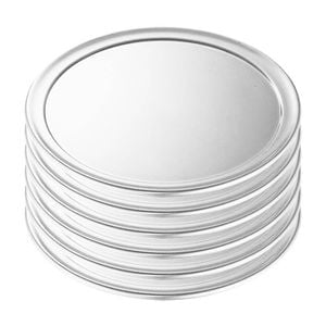 SOGA 6 Pack 9 Inch Round Aluminium Pizza Trays