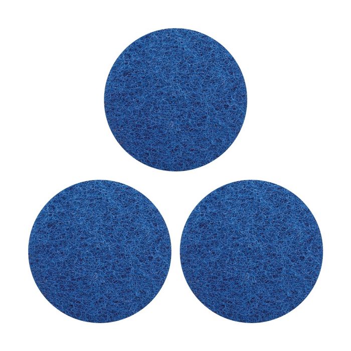 3pk Glomesh Regular Speed Cleaning Light Scrubbing Machine Floor Pad Blue 300mm