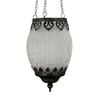 Moroccan Style Hanging Lantern White D11x18.5cm