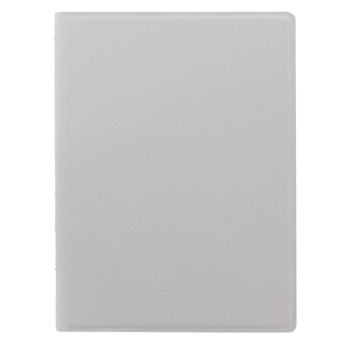 Filofax A5 Saffiano Notebook Journal Diary Log Stationery Grey/fluoro Yellow