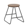 Marquee 400 x 400 x 450mm Black Industrial Acacia Coffee Stool