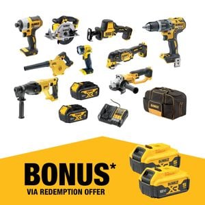 DeWALT 18V XR 4.0Ah 9 Piece Combo Kit DCZ901M2-XE