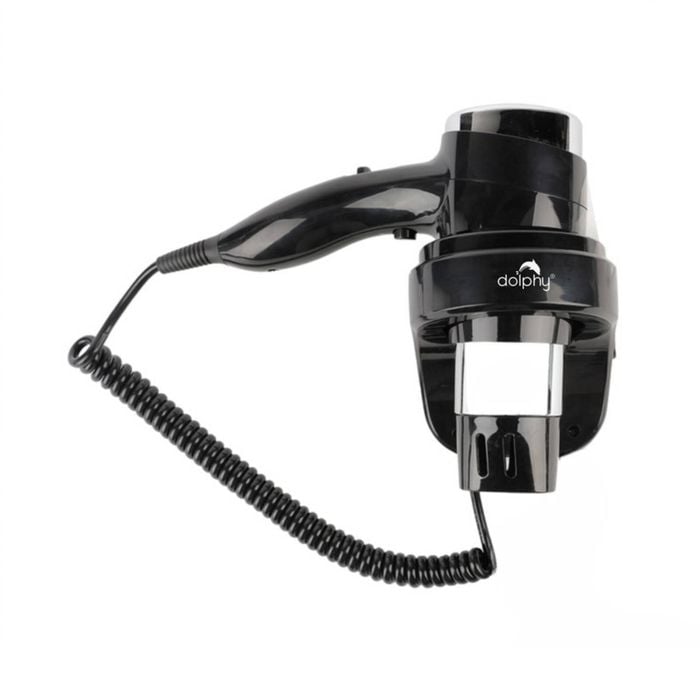 Dolphy Commercial Wall-mount Hair Dryer 1600-1875w - Black