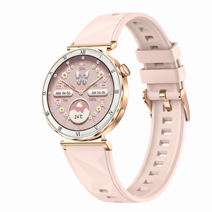 Ultra Thin Smart Watch Amoled Bluetooth Call Fitness Tracker Bracelet Watch Pink