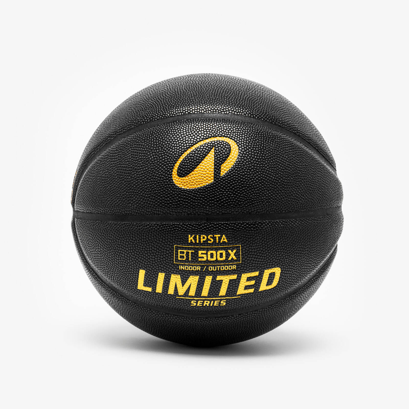 Decathlon | Size 7 Basketball BT500 Grip - Black/Gold - No Size | smoked black | 8919350 product image