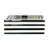 SS Collective Large Black & White Glass Bevelled Decorative Box 23x15cm