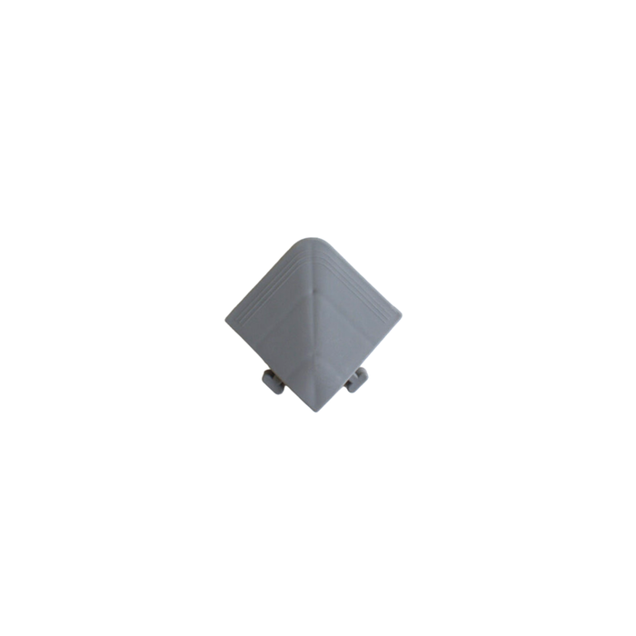 Dream Garages Australia Interlocking Garage Floor Tile Corner - Grey - 1 Piece