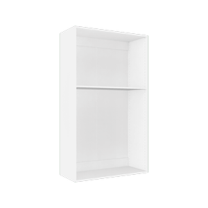 Lugna 1536 x 900 x 380mm White Cabinet Shell