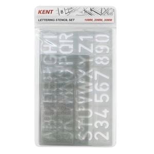 Kent 3 Piece Letter Stencil Set