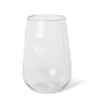 E Style 26cm Glass Demi Flower Vase Decor - Clear