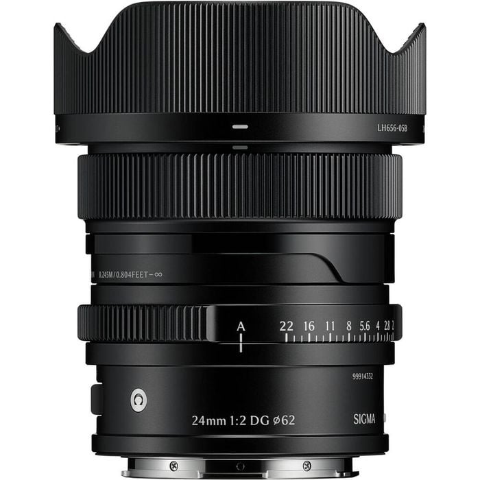 Sigma 24mm f/2 DG Contemporary Lens - L-Mount Black