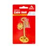 Pinnacle 100mm Polished Brass Cabin Hook