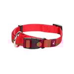 Flamingo Small Red Ziggi Dog Collar