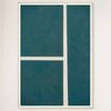 Galrie Stunning Tennis Court Fine Art Print Vibrant Tennis Lines Artwork, Wood Frame, A4 21 x 30cm (8 x 12inch)