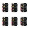 6PK Topchef Non-Stick 6 Pan Cupcake Muffin Oven Baking Tray 26PK18cm Black