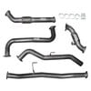 Ignite Exhausts Turbo Back For Nissan D40 Navara 2.5l Manual 3" Cat & Pipe Raw Aluminised Steel