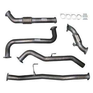 Ignite Exhausts Turbo Back For Nissan D40 Navara 2.5l Manual 3" Cat & Pipe Raw Aluminised Steel