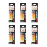 6x Tsunami 8 Red Hook Sabiki Rig - Iridescent Glo Head Flash and Beads Size 16