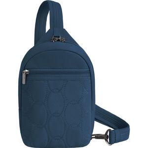 Travelon Runways Anti-Theft Small Sling Bag in Ocean