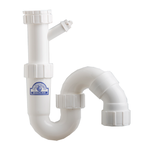 Plumbest Multi-Fit Extendable Trap With Dishwasher Outlet