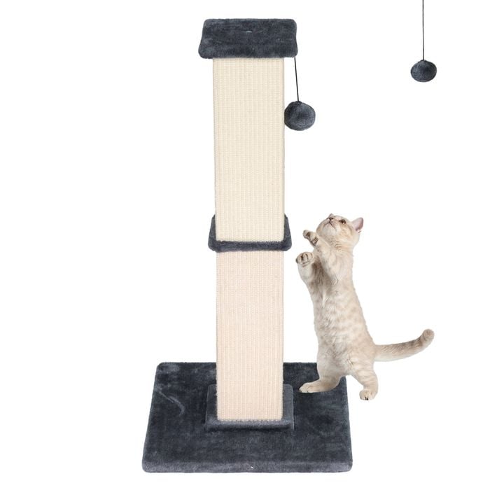 Advwin 84cm Cat Scratching Post with Hanging Ball